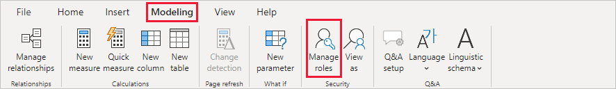 Power BI Row Level Security: Manage Roles